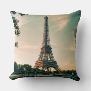 Eiffel tour lancer oreiller