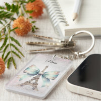 Eiffel Tower & Bow Magnet