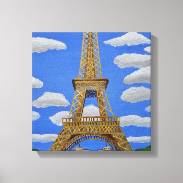 Eiffel Tower Canvas Print Leinwanddruck (Vorderseite)