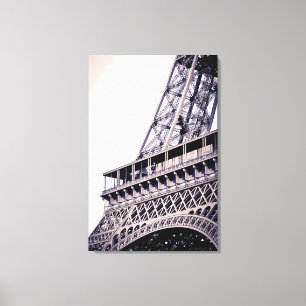 Eiffel Tower Detail, Paris, Frankreich Leinwanddruck