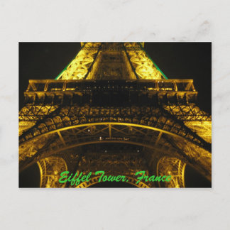 Eiffel Tower, France Postcard Postkarte