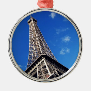 Eiffel Tower France Travel Fotografy Silbernes Ornament