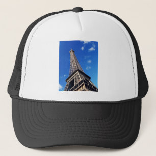 Eiffel Tower France Travel Fotografy Truckerkappe