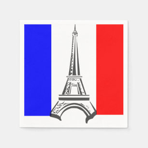 Eiffel Tower Frankreich Serviette