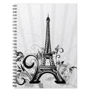 Eiffel Tower French Notebook Notizblock
