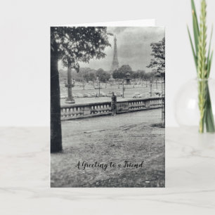 Eiffel Tower Friendship Karte