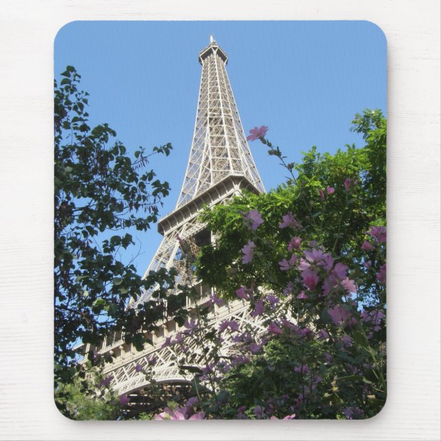 Eiffel Tower Garden Mousepad (Vorne)