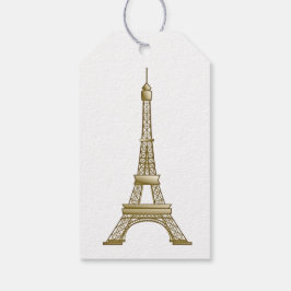 Eiffel Tower Gift Tag Geschenkanhänger