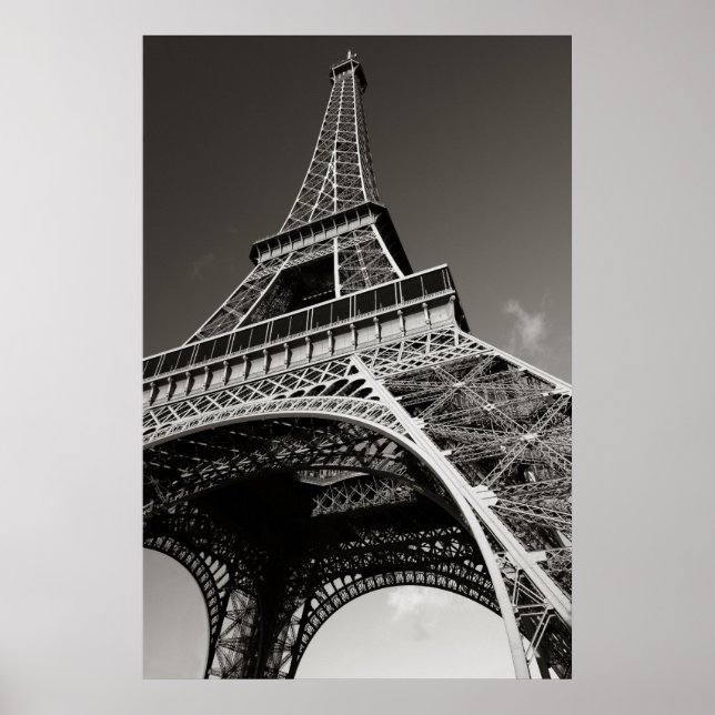 eiffel tower in paris poster (Vorne)
