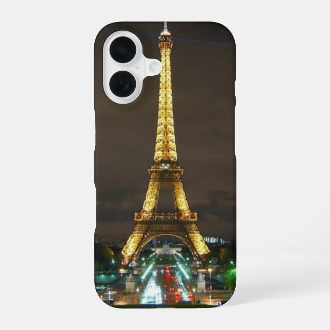 Eiffel Tower iPhone 16 Hülle (Rückseite)