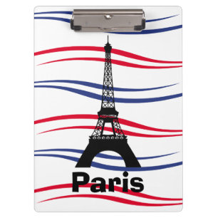 Eiffel Tower Klemmbrett