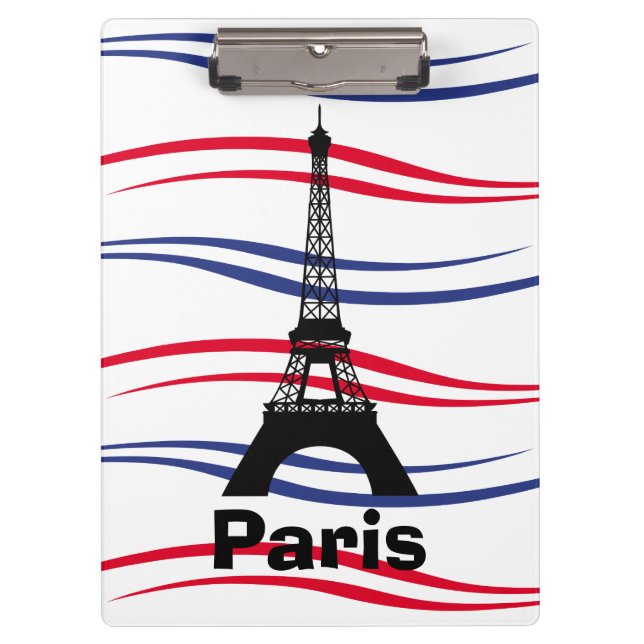 Eiffel Tower Klemmbrett (Vorderseite)