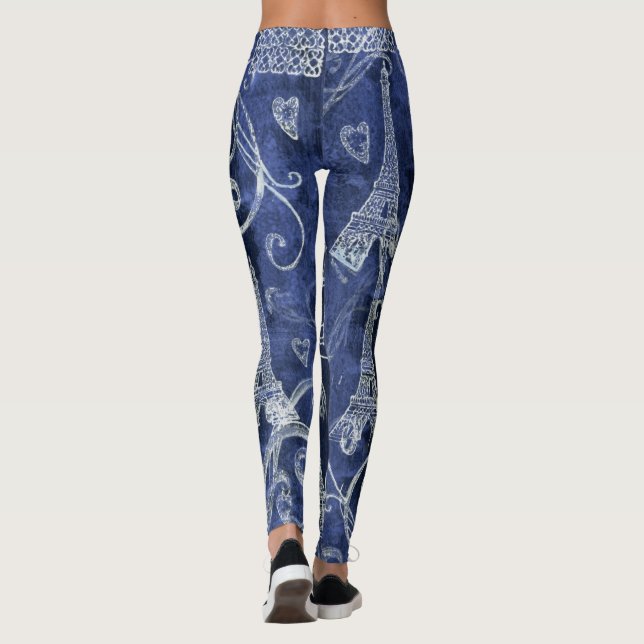 Eiffel Tower Leggings (Rückseite)