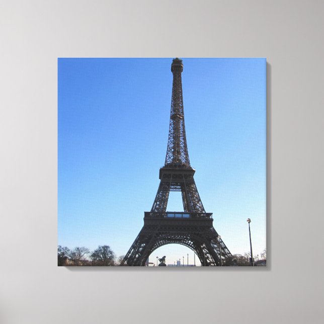 Eiffel Tower Leinwanddruck (Vorderseite)
