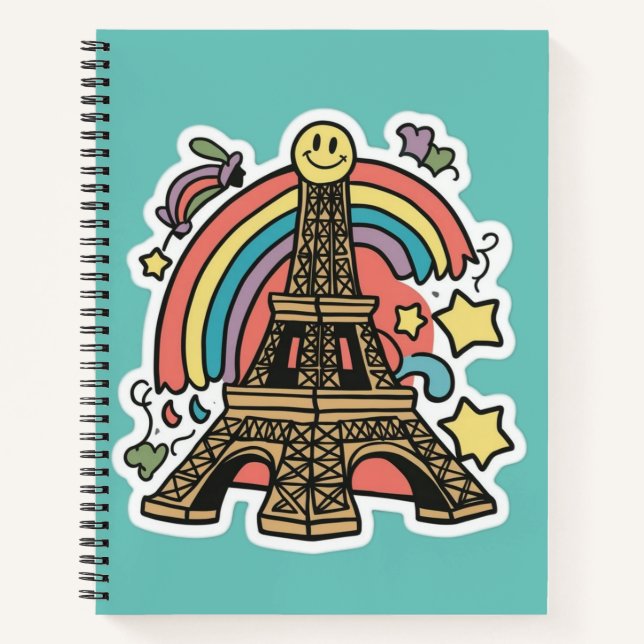 Eiffel Tower Notizbuch (Vorderseite)