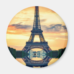 Eiffel Tower Paris Abend European Travel Magnet
