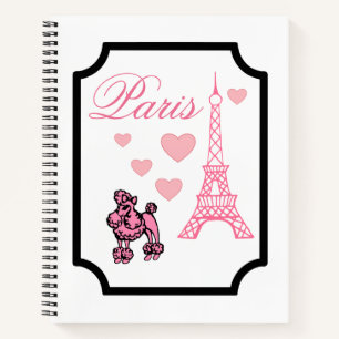 Eiffel Tower Paris Art Sketchbook Notizbuch