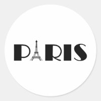 Eiffel Tower Paris Black & White