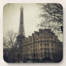 Eiffel Tower Paris City Gebäude Architecture Getränkeuntersetzer