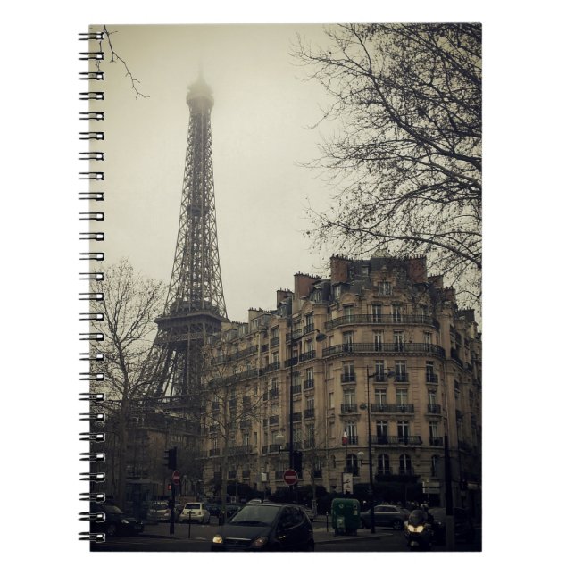 Eiffel Tower Paris City Gebäude Architecture Notizblock (Vorderseite)
