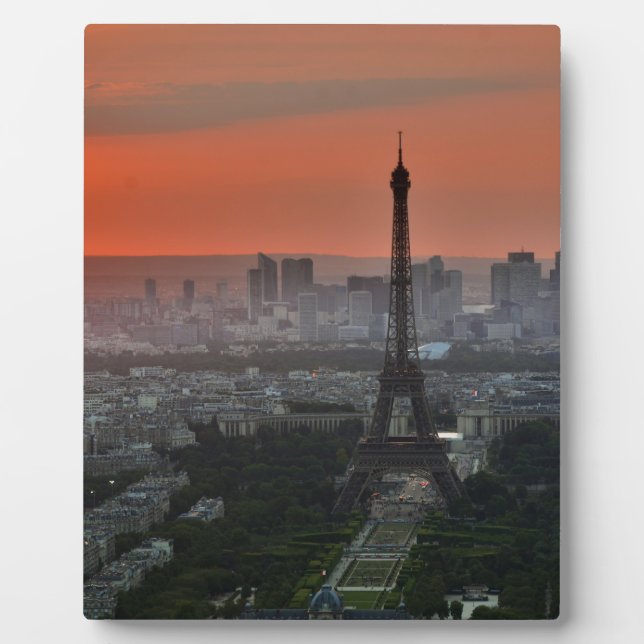 Eiffel Tower Paris Europe Travel Fotoplatte (Vorderseite)