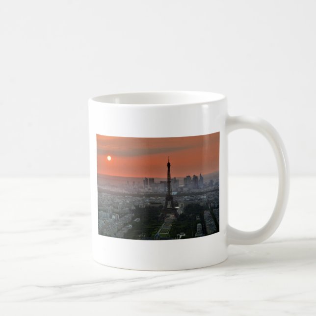 Eiffel Tower Paris Europe Travel Kaffeetasse (Rechts)