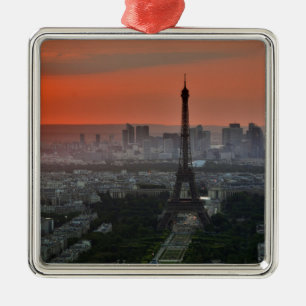 Eiffel Tower Paris Europe Travel Ornament Aus Metall