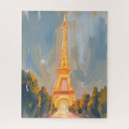 Eiffel Tower Paris France Watercolor
