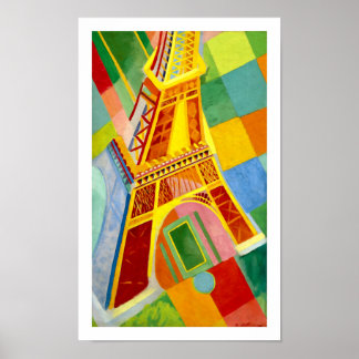 Eiffel Tower Paris, Francis von Robert Delaunay Poster