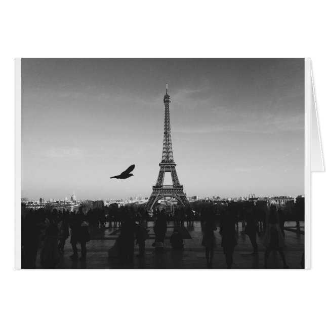 Eiffel Tower Paris Frankreich (Vorderseite (Horizontal))