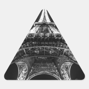 Eiffel Tower Paris Frankreich Dreieckiger Aufkleber