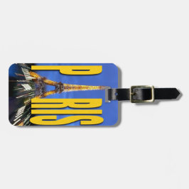 Eiffel Tower Paris Frankreich Gepäckanhänger