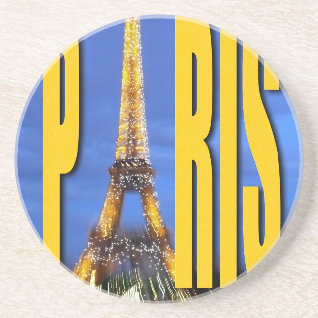 Eiffel Tower Paris Frankreich Getränkeuntersetzer (Vorne)