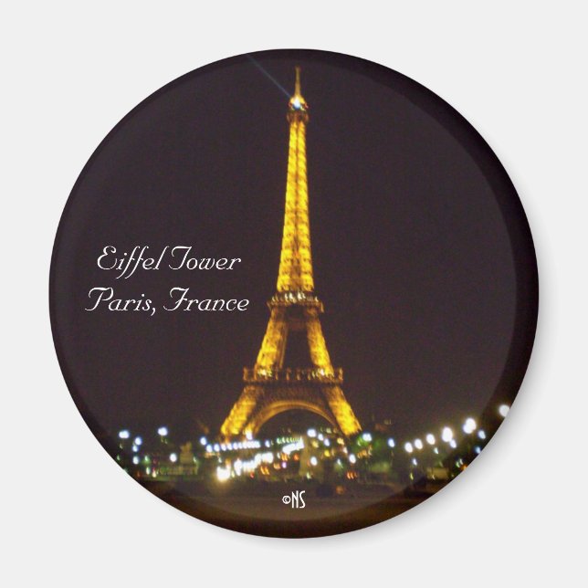 Eiffel Tower Paris, Frankreich Magnet (Vorne)
