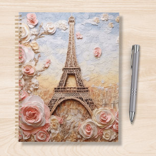 Eiffel Tower Paris Frankreich Pink Floral Planer