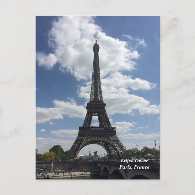 Eiffel Tower Paris Frankreich Postkarte (Vorderseite)