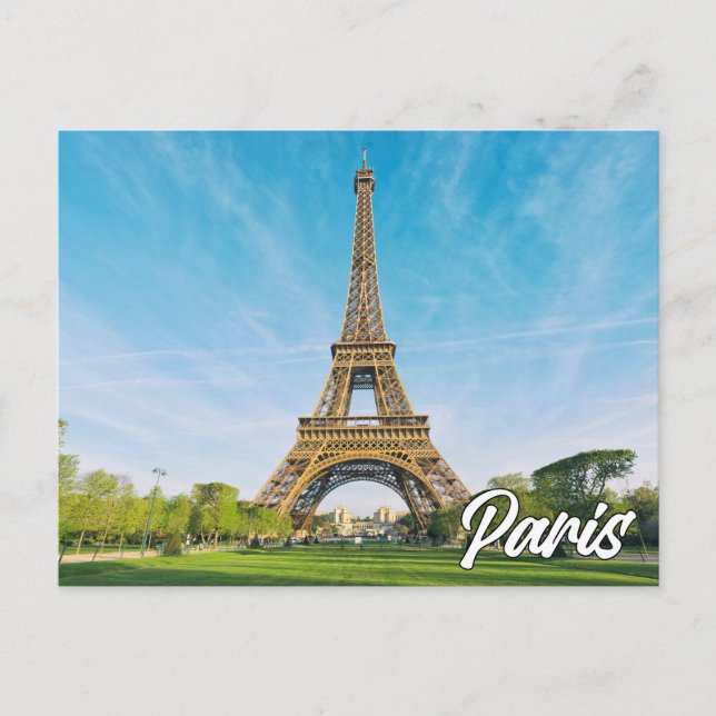 Eiffel Tower | Paris, Frankreich Postkarte (Vorderseite)