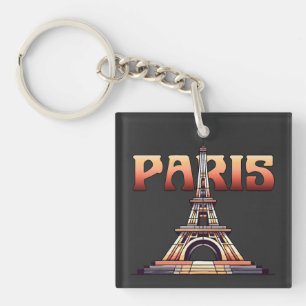 Eiffel Tower Paris Frankreich Schlüsselanhänger