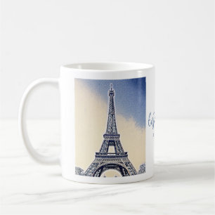Eiffel Tower Paris Frankreich Sehenswürdigkeit Kaffeetasse