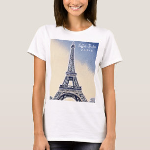 Eiffel Tower Paris Frankreich Sehenswürdigkeit T-Shirt