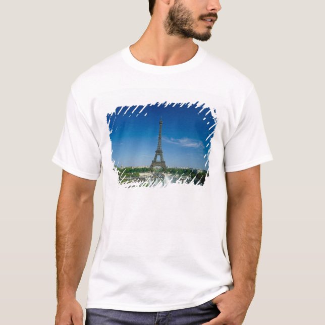 Eiffel Tower, Paris, Frankreich T-Shirt (Vorderseite)