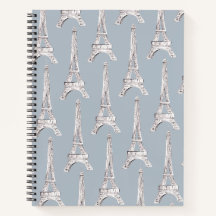 Eiffel Tower Paris Französisches Muster Wasserfarb