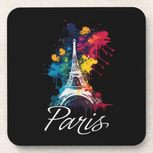 Eiffel Tower Paris Girls Reisen Getränkeuntersetzer