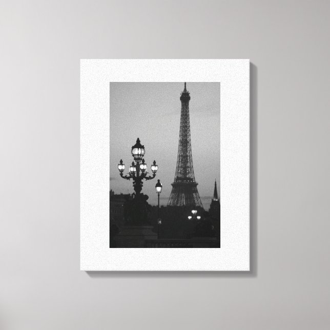 Eiffel Tower Paris Leinwanddruck (Vorderseite)