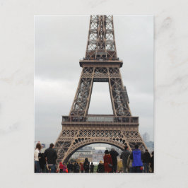 Eiffel Tower Paris Postcard Postkarte