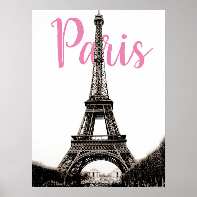 Eiffel Tower Paris Poster (Vorne)