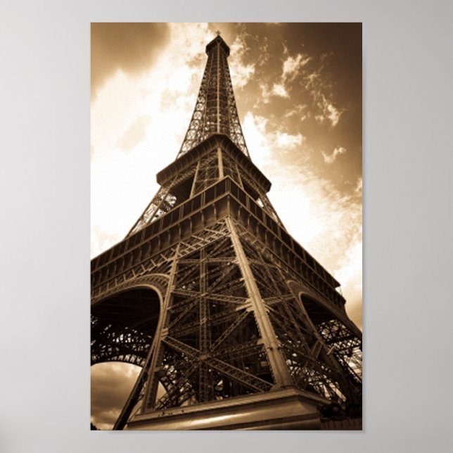 Eiffel tower Paris Poster (Vorne)