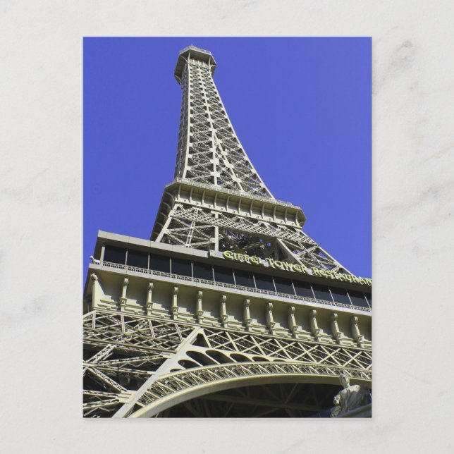 Eiffel Tower Paris Postkarte (Vorderseite)