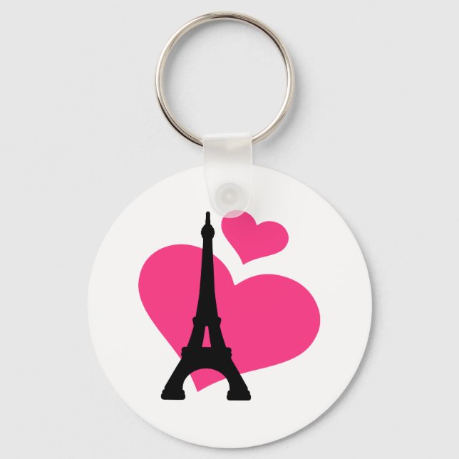 Eiffel Tower Paris Schlüsselanhänger (Vorderseite)
