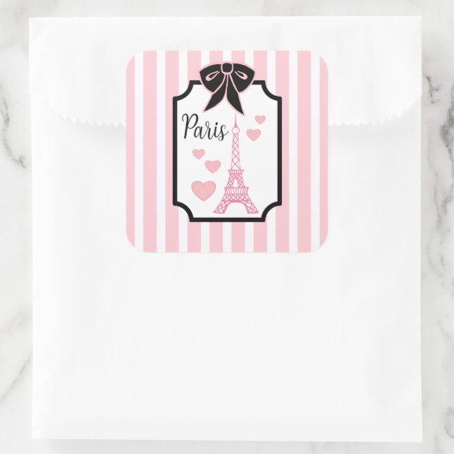 Eiffel Tower Paris Stickers  (Tasche)